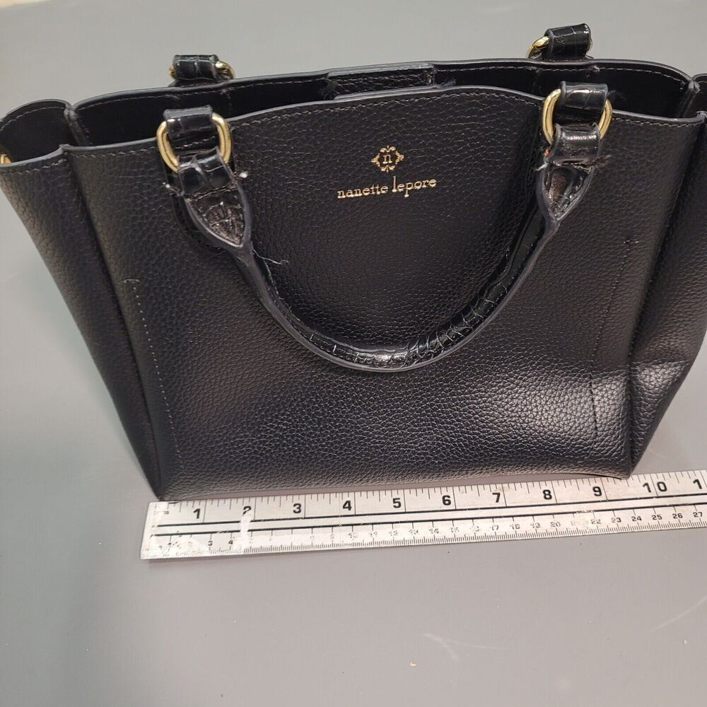 Nanette lepore Black 2 In One Purse Crossbody - Picture 11 of 15
